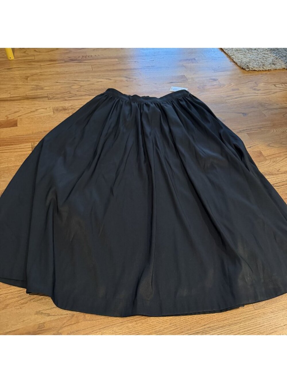 A NEW DAY WOMENS BLACK LONG MAXI SKIRT NEW XL